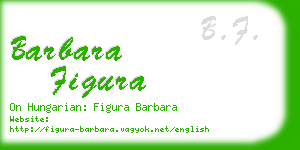 barbara figura business card